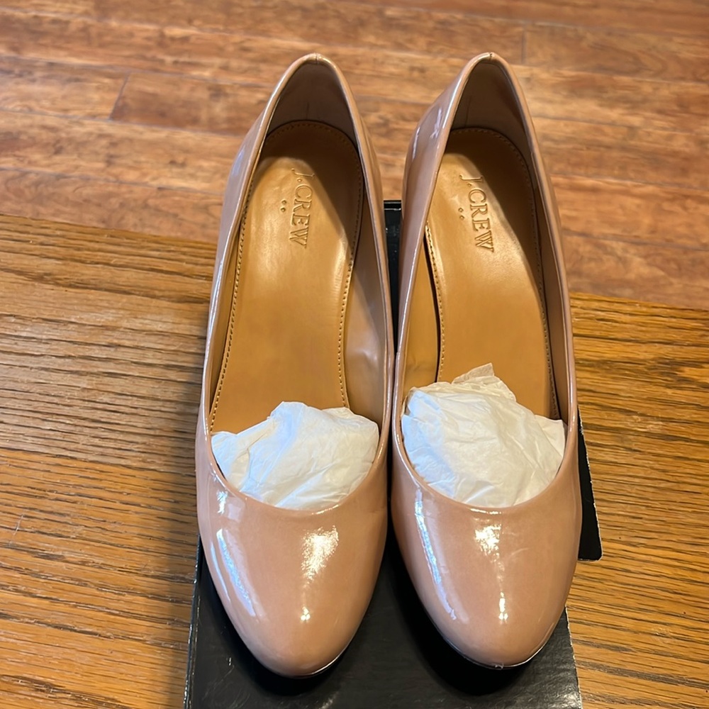 JCrew factory patent wedges size 9